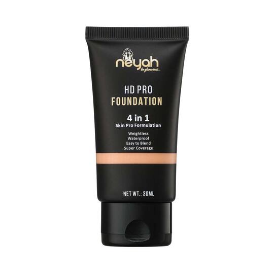 Neyah 4-In-1 Skin Pro Formulation HD Pro Foundation - Natural (30ml)