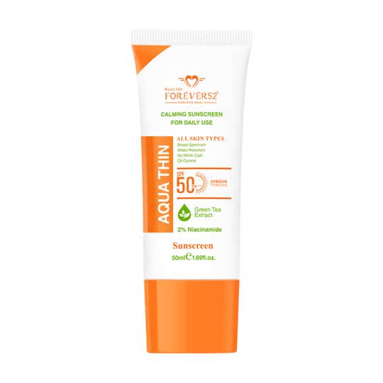 Daily Life Forever52 Aqua thin Calming Sunscreen 2%Niacinamide SPF 50 PA+++ (50 ml)