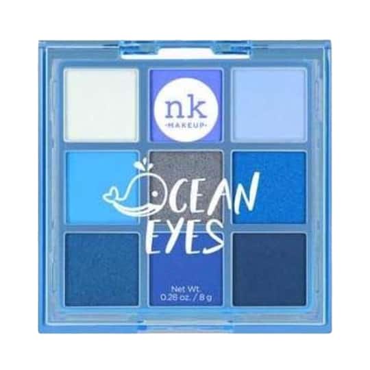 NICKA K Pop Neon Nine Color Eyeshadow Palette - Ocean Eyes (8g)