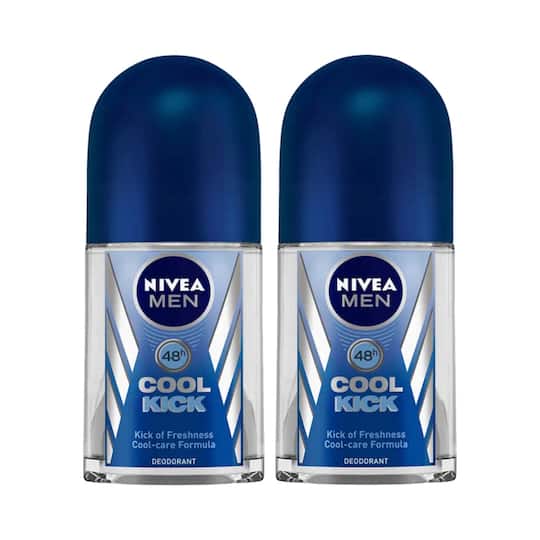 Nivea Nfm Cool Kick Roll On (50 ml) Pack of 2 Combo