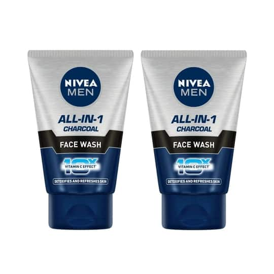 Nivea Men All In 1 Facewash (100g) Tub - Pack of 2 Combo