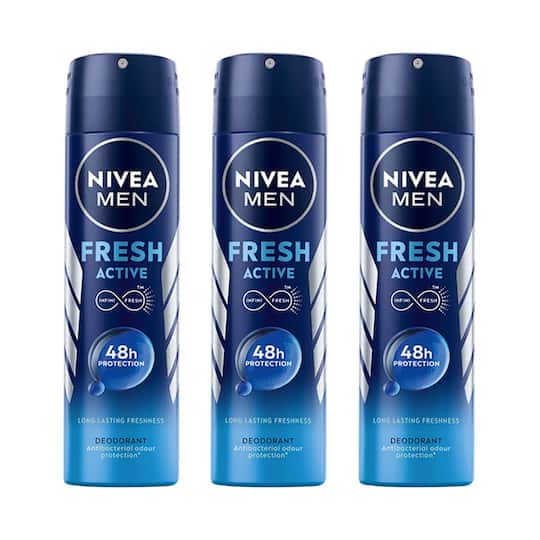 Nivea Deo Fresh Active (Pack Of 3) Combo