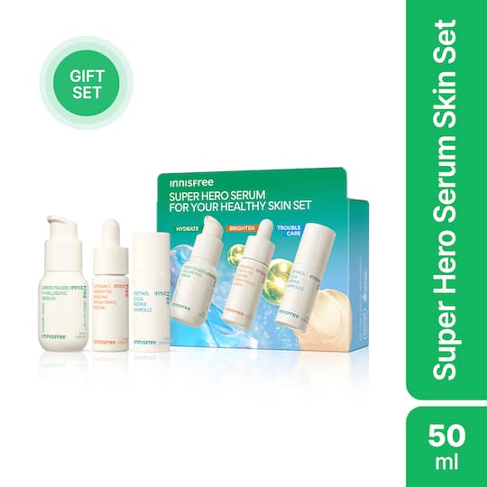 Innisfree Super Hero Serum For Your Healthy Skin Set (3Pcs)