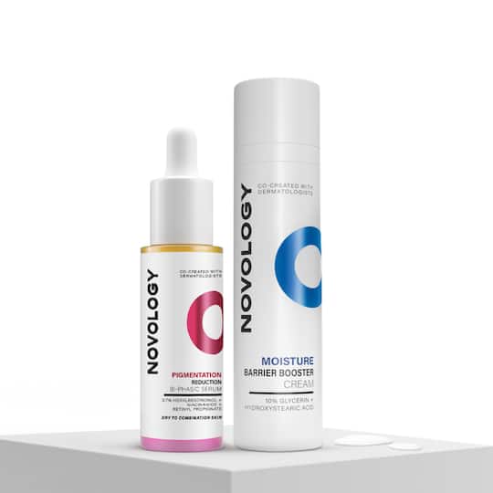 Novology Bi-Phasic Hyper Pigmentation Serum + Moisture Barrier Booster Cream Combo