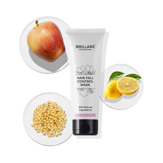 Brillare Hair Fall Control Mask To Reduce Seasonal Hair Fall (125 g)
