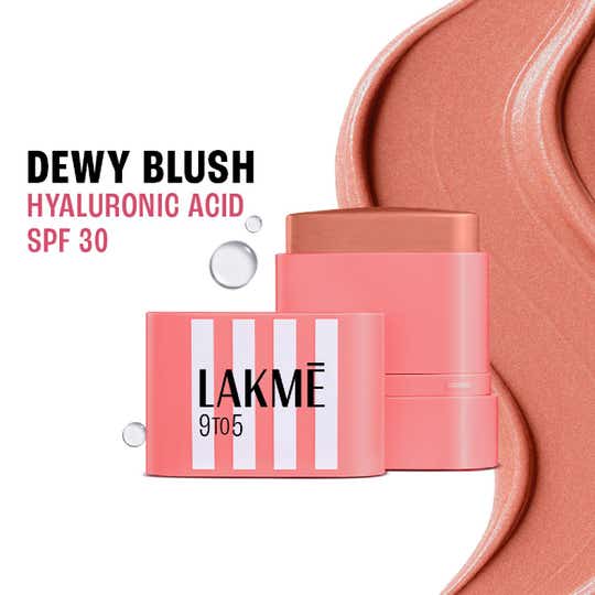 Lakme 9to5 Hya Beach Edit SPF Blush,Creamy Texture,Travelfriendly - Pink Afterhours (8.6 g)