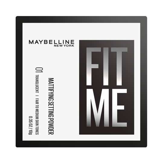 Maybelline Fit Me Loose Powder 16H Matte, Brightens & Blures Pores - Transparent - 01 (10 g)