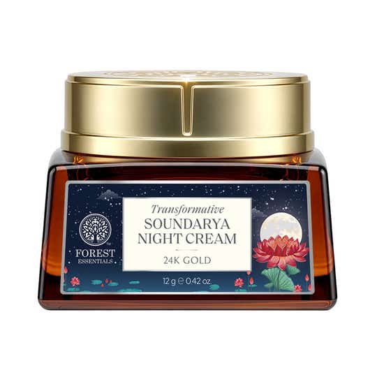 Forest Essentials Transformative Soundarya Night Cream With 24K Gold (12g)