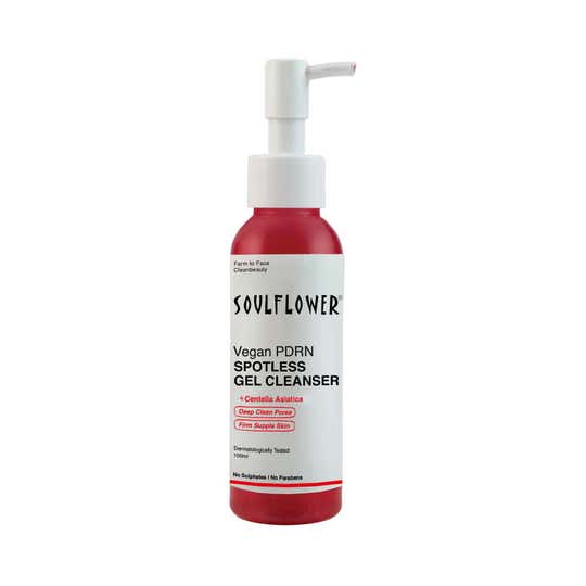 Soulflower Vegan PDRN Spotless Gel Cleanser (100 ml)