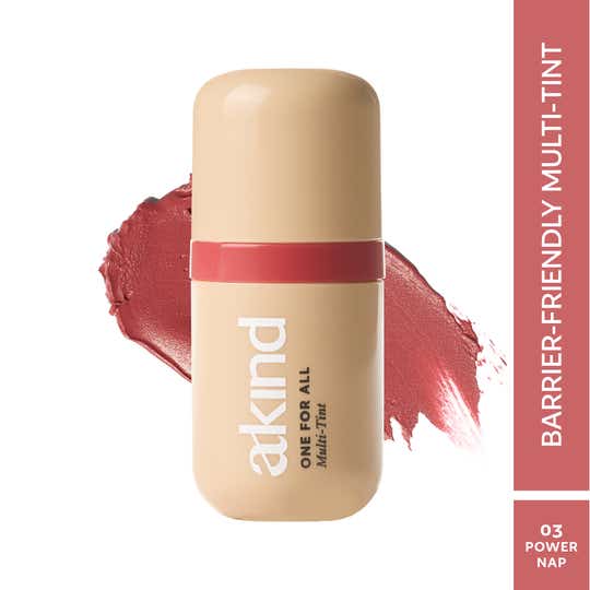 Akind One For All Multi-Tint - Barrier-Loving Tint for Lips, Cheeks & Eyes - Power Nap (5.5 ml)