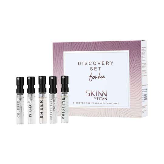Skinn by Titan Women Discovery Fragrance Set (5 pcs)