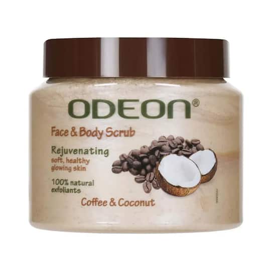 ODEON Coffee & Coconut Face and Body Scrub - (300ml)