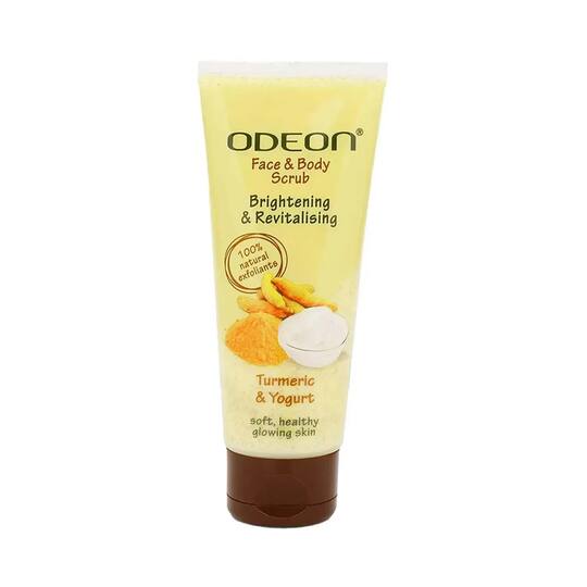 ODEON Turmeric & Yogurt Face and Body Scrub - (100ml)