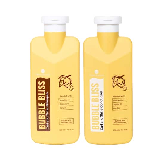 Orangewood Bubble Bliss Curl And Shine Shampoo and Conditioner (600 ml) Combo