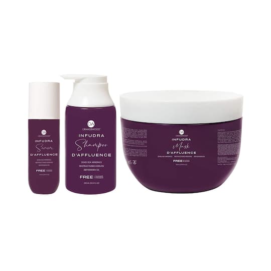 Orangewood Infudra Shampoo (300 ml), Serum (50 ml) and Mask (500 ml) Daffluence Combo