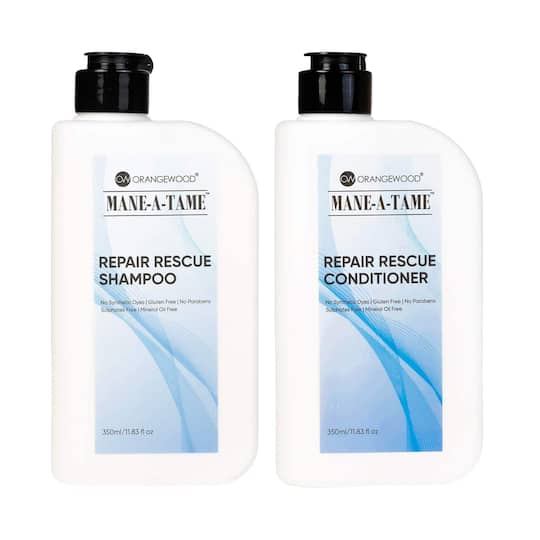 Orangewood Mane-A-Tame Repair Rescue Shampoo and Conditioner (700 ml) Each Combo
