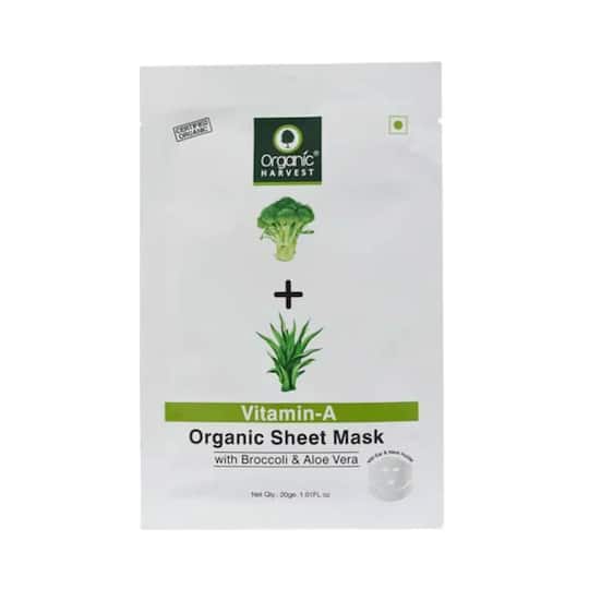 Organic Harvest Vitamin-A Face Sheet Mask (20g)