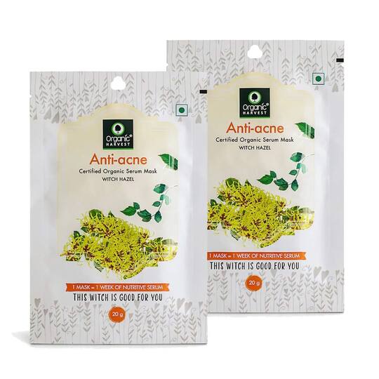 Organic Harvest Anti-Acne Face Sheet Mask (20g)