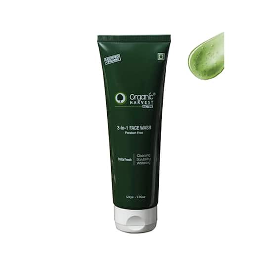 Organic Harvest 3-In-1 Face Wash (50g)