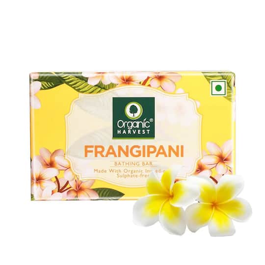Organic Harvest Frangipani Bathing Bar (125g)