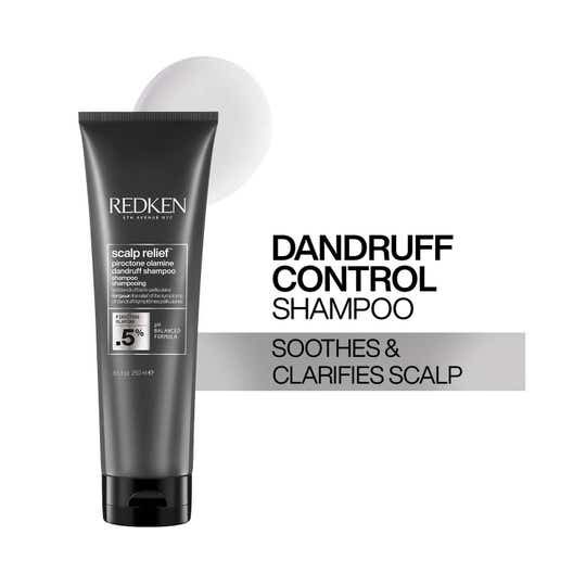 REDKEN Scalp Relief Anti-Dandruff Shampoo,Soothes Itchy & Flaky Scalp (250 ml)