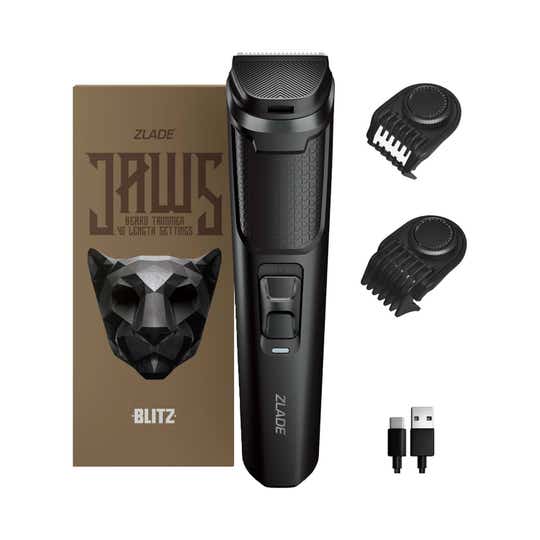 Zlade Jaws Blitz Rechargeable High-Precision Beard Trimmer with 40 Length Settings