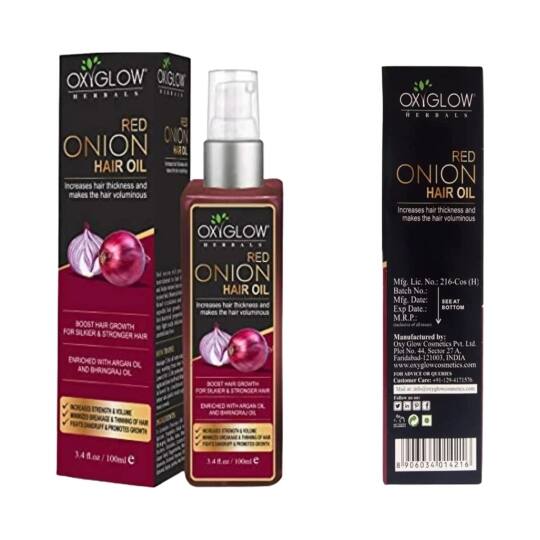 Oxyglow Red Onion Hair Oil (100ml)