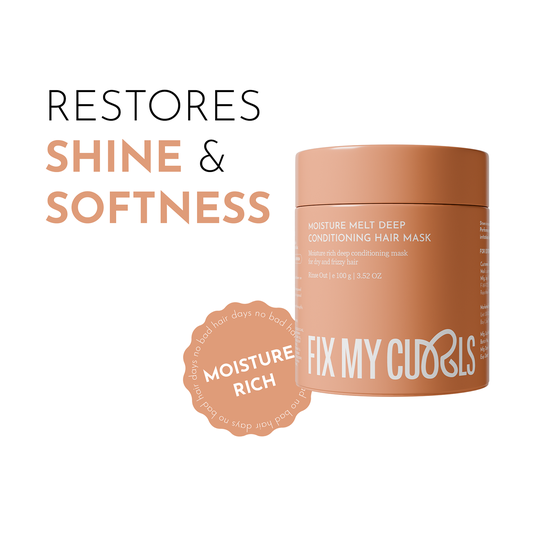 Fix My Curls Moisture Melt Deep Conditioning Hair Mask For Curly And Wavy Hair (150 g)
