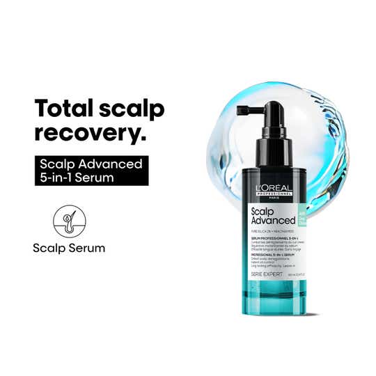L'OREAL PROFESSIONNEL Scalp Advanced 5-in-1 Professional Leave-in Serum for Scalp Care (90 ml)