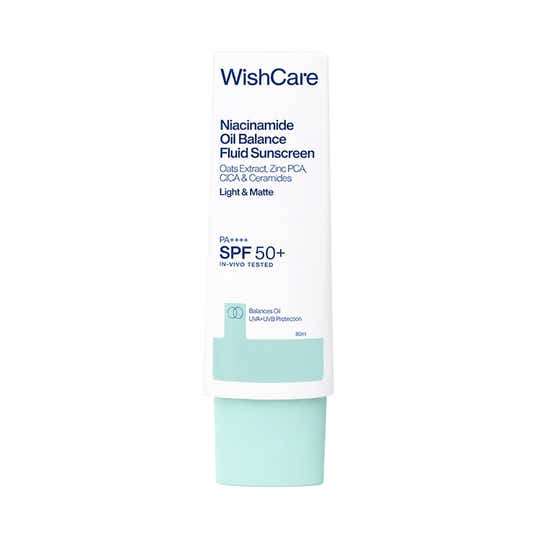 WishCare Niacinamide Oil Balance Fluid Sunscreen SPF 50 PA++++ (80 ml)