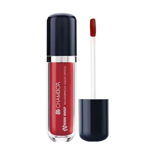 Chambor Extreme Wear Transferproof Liquid Lipstick, Red Haute No.432 6 ml