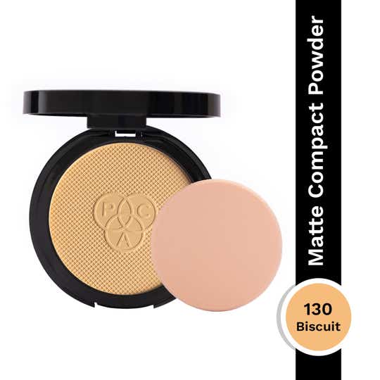 PAC Matte Touch Compact Powder - 130 Biscuit (12 g)