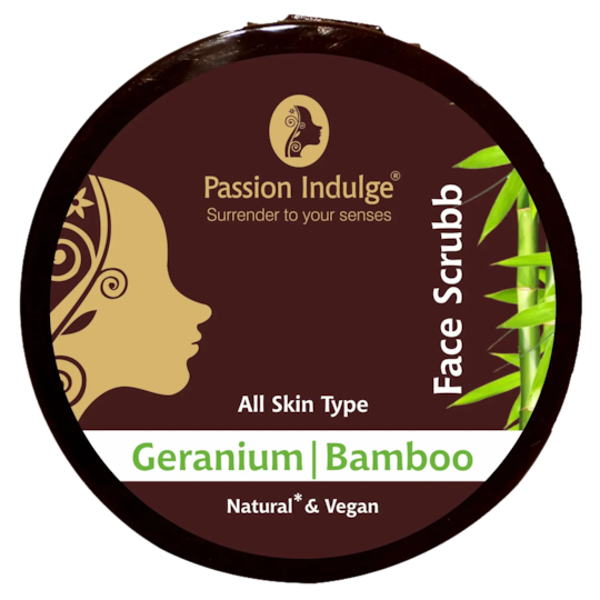 Passion Indulge Geranium Face Scrubb For All Skin Type (250 gm)