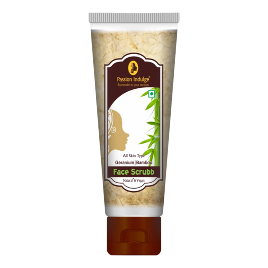 Passion Indulge Geranium Face Scrubb For All Skin Type (70 gm)
