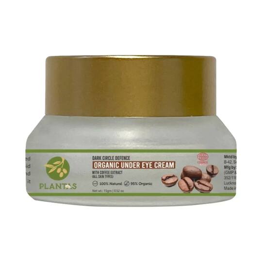 PLANTAS Dark Circle Defence Organic Under Eye Cream (15g)