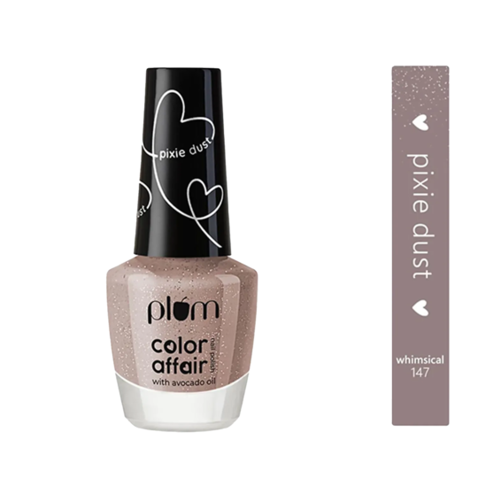 Plum Color Affair Nail Polish Pixie Dust Collection - 147 Whimsical (11ml)