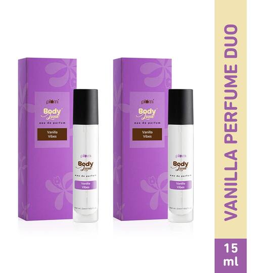 Plum BodyLovin' Vanilla Vibes Eau De Parfum (15 ml) Pack of 2 Combo