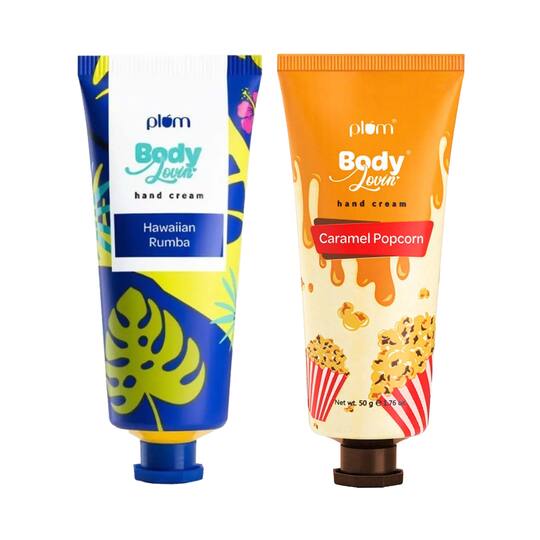 Plum BodyLovin' Beachy & Caramel Hand Cream Duo
