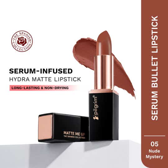 Pilgrim Matte Me Up Bullet Lipstick - 05 Nude Mystery (4.2 g)