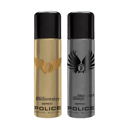 Police Combo Set : Millionaire, Wingstitanium Deo (2 pcs)