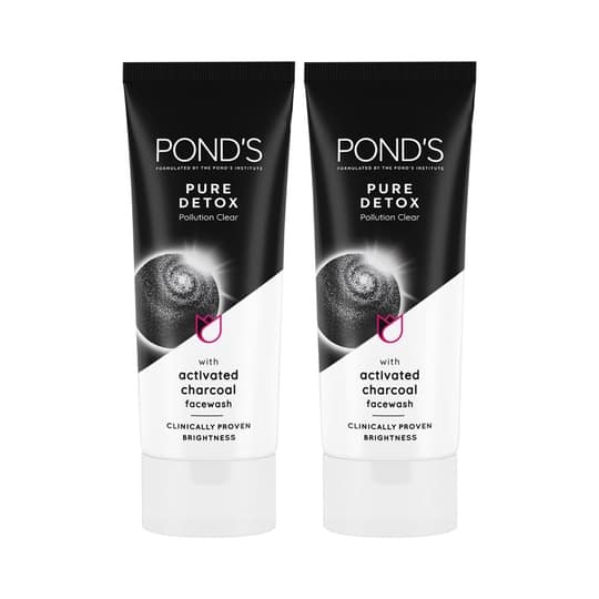 Pond's Pure Detox Facewash Pack of 2 Combo