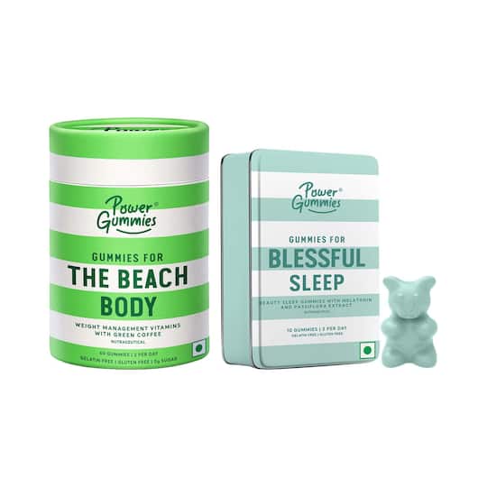 Power Gummies - The Beach Body + Blessful Sleep 10 Gummies Combo