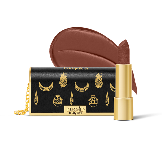 LoveChild Masaba Batua Pocket Lipstick - Rich Satin Finish (Spicy Imli) (4 gm)