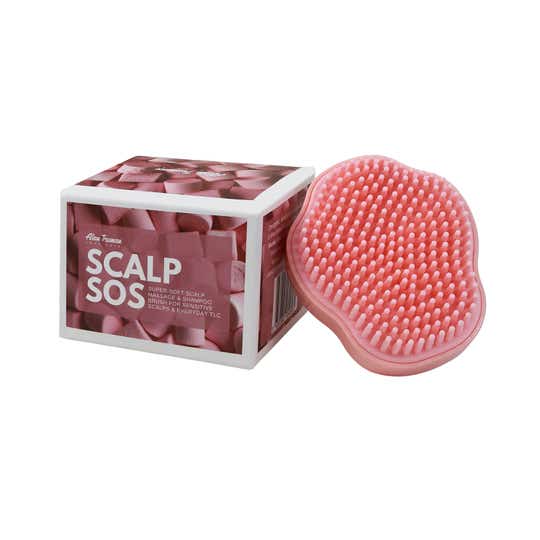Alan Truman Super Soft Scalp Massage And Shampoo Brush - Pink