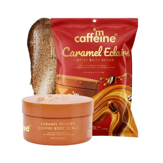 mCaffeine Caramel Eclairs Coffee Body Scrub