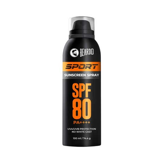 Beardo Sport Sunscreen Spray SPF 80 PA++++ (100 ml)