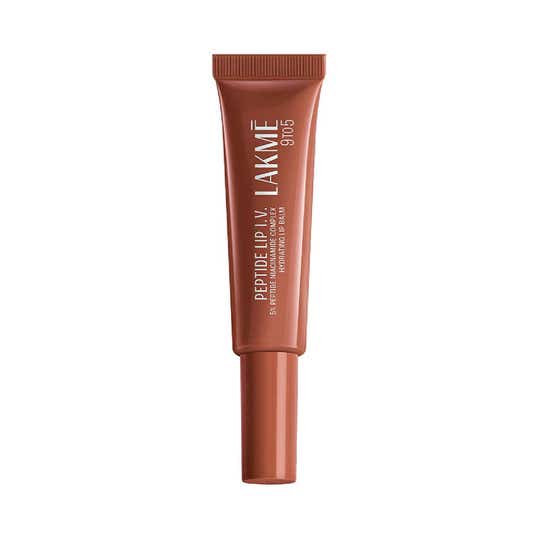 Lakme Peptide Lip I.V. Hydrating Lip Balm - Brown Lip Retreat (10 g)