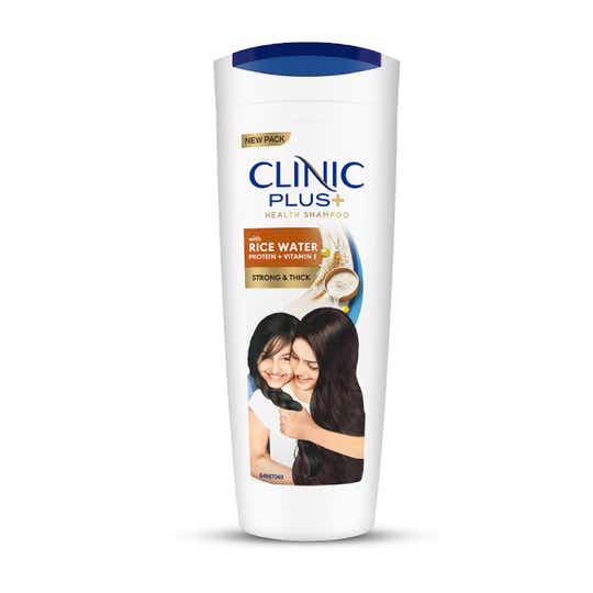 Clinic Plus Strong & Thick Shampoo with Rice Water Protein + Vitamin E (175 ml)
