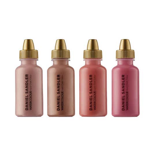 Daniel Sandler Customisable Watercolour Liquid Blush Set For Cheeks Lips & Eyes (4 pcs)