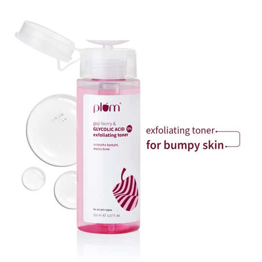 Plum Goji Berry & 5% Glycolic Acid Exfoliating Toner (150 ml)